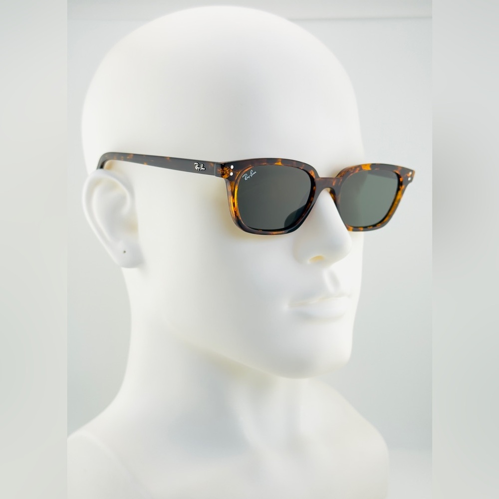 Ray-Ban Sunglasses RB4456 Zaya Bio Based Polished Havana Frame Gray Lens UNISEX! - Picture 4 of 14